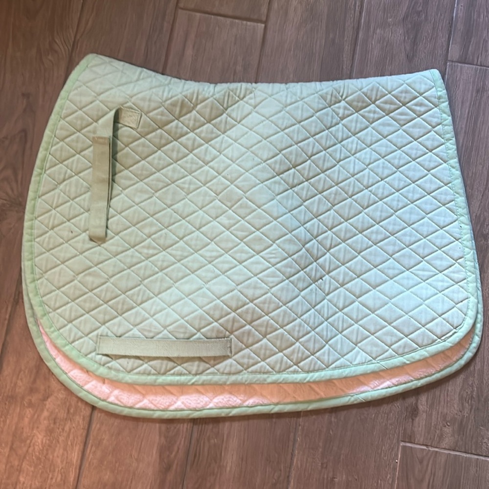 TuffRider Lime Green Saddle Pad